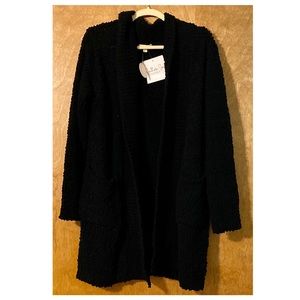 Black Cardigan Sweater